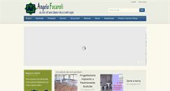 Desktop Screenshot of angelofocaroli.it